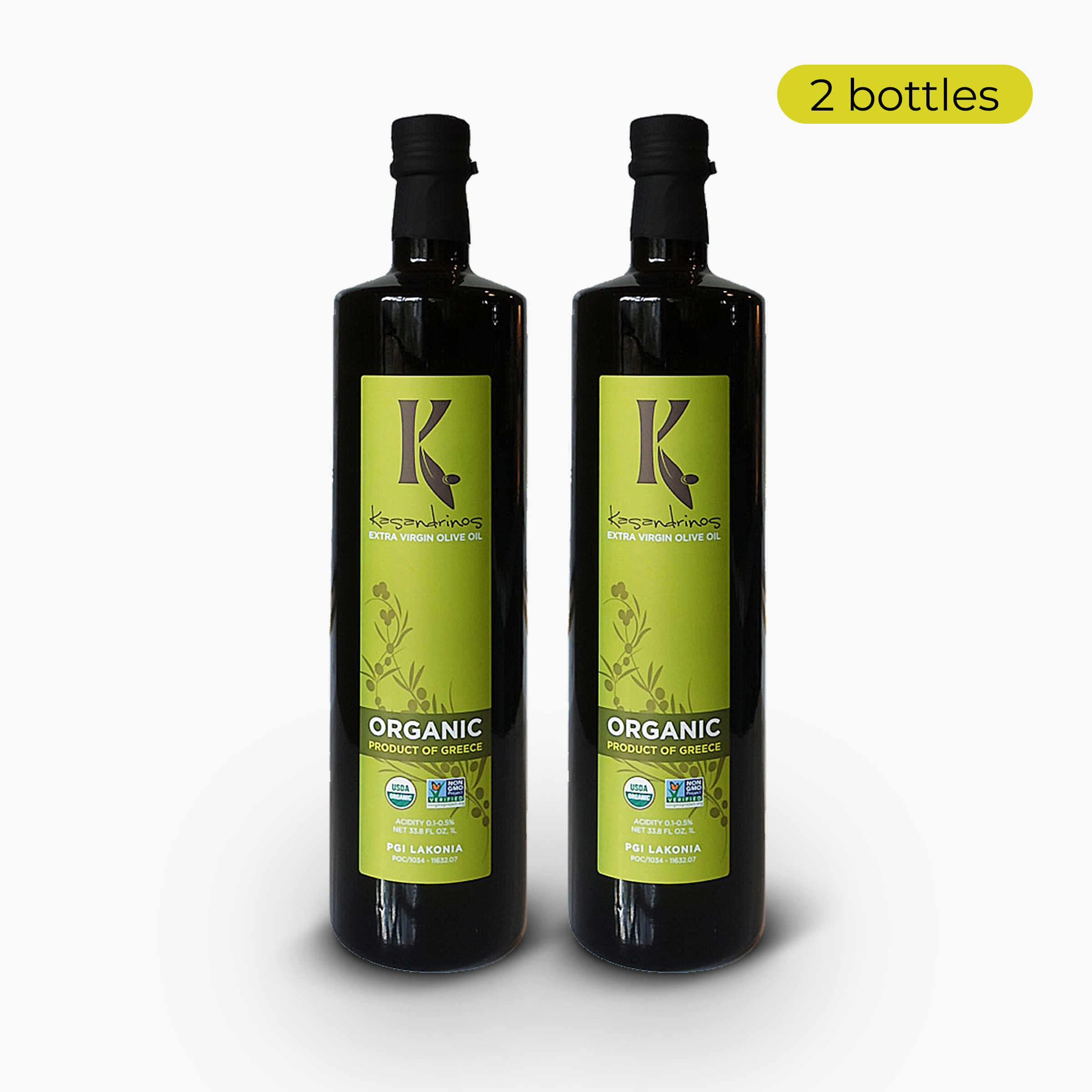 1L Bottle - Organic EVOO