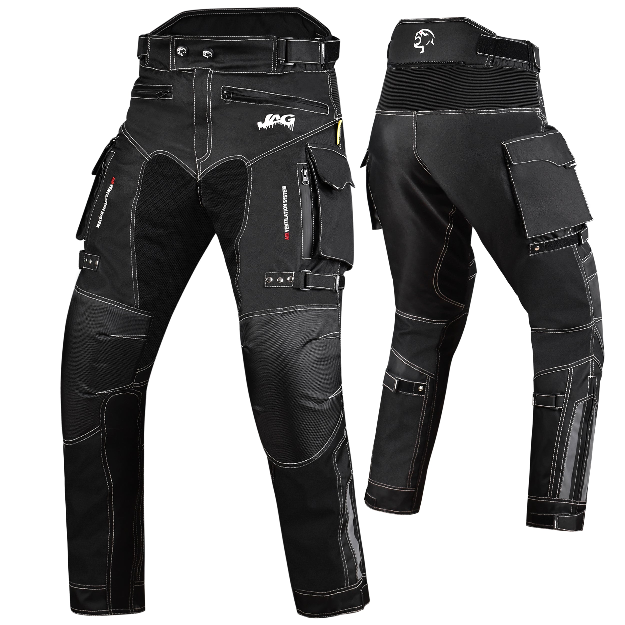JAG Maverick Motorcycle Protective Pant - Black